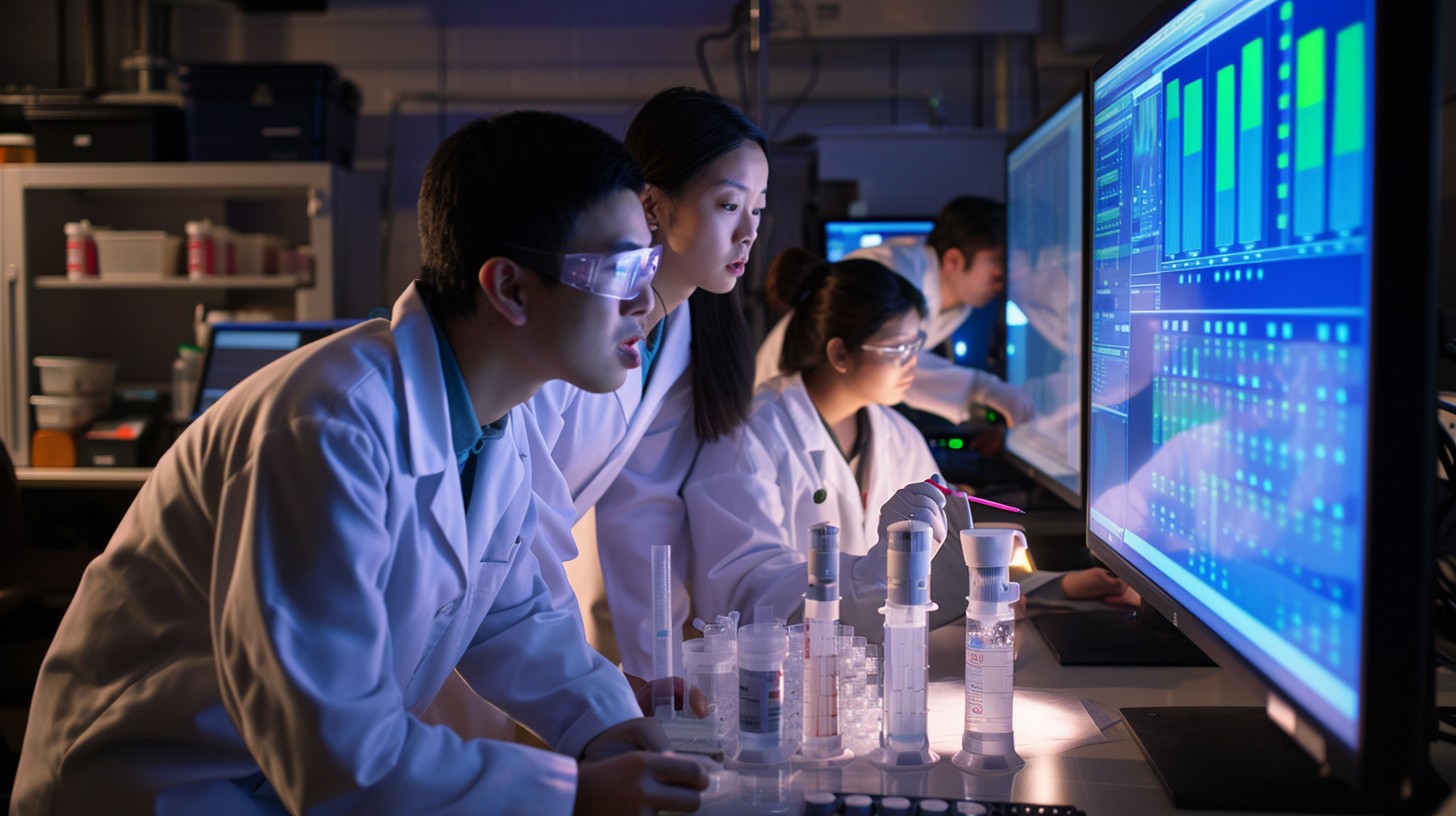 Free Scientists Analyzing Data Image - Science, Technology, Research ...