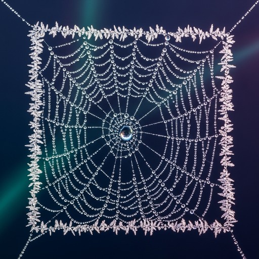 Spider Web Splitting Inhalf Free Prismatic Web Jewels Image | Download at StockCake