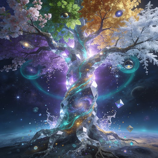 Free Cosmic Tree Magic Image - Tree, Cosmic, Fantasy | Download at ...