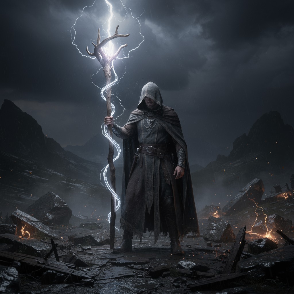Free Harnessing Storm Energy Image - Lightning, Wizard, Magic ...