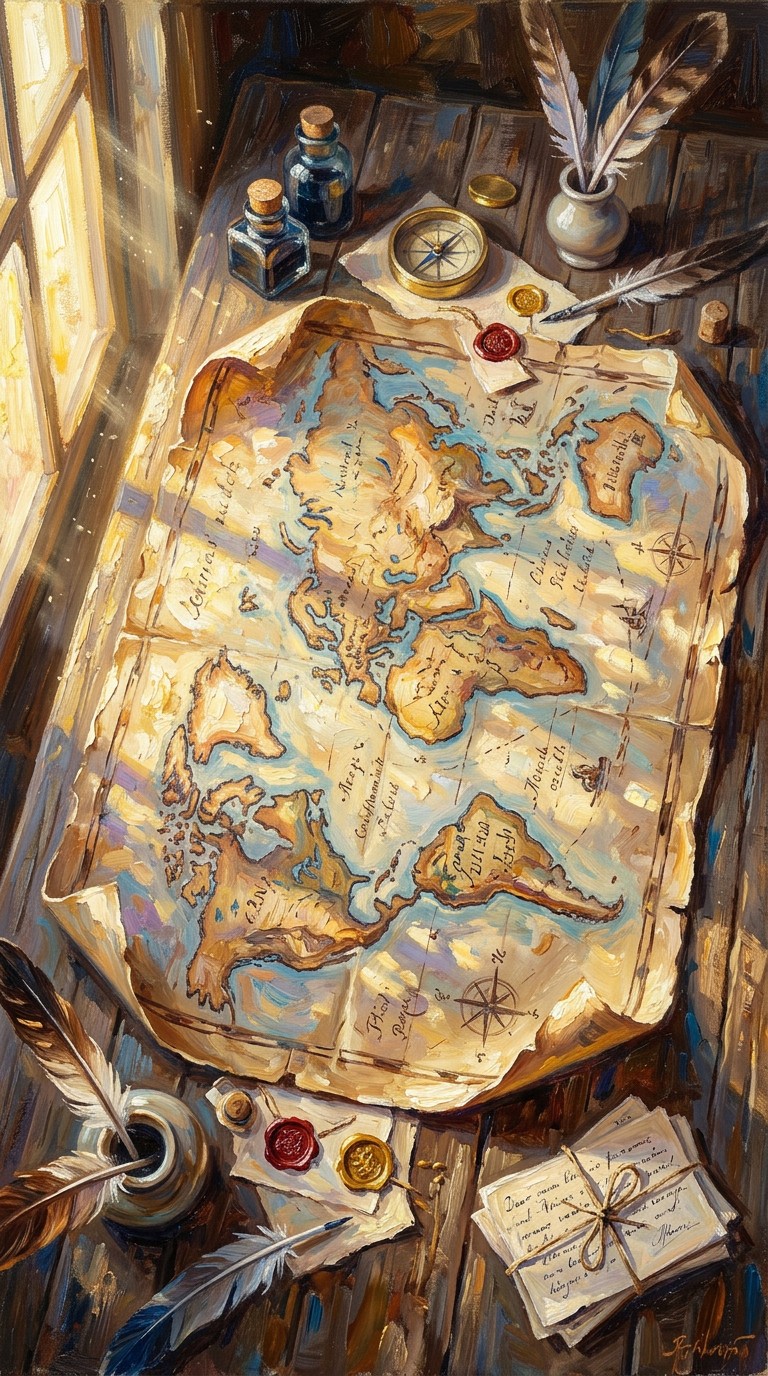 Free Antique Map Study Image - Map, Cartography, Antique | Download at ...