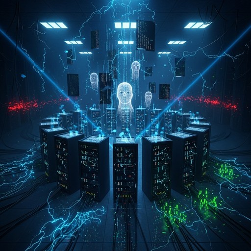 Haunted Internet Free Haunted Digital Realm Photo - Servers, Ghost, Digital | Download ...
