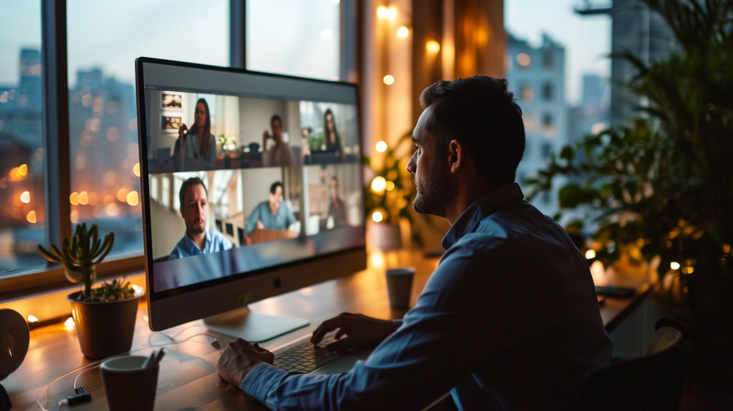 Free Virtual Meeting Setup Image - Virtual, Meeting, Professional ...