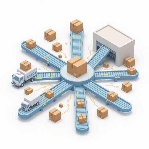 Free Logistics Hub Network Image | Download at StockCake