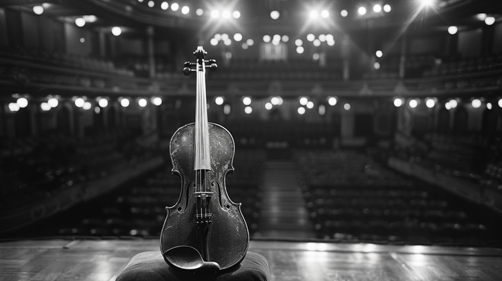 Free Solo Violin Performance Image - Violin, Theater, Audience ...
