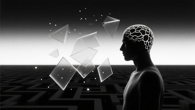 Free Mind Beyond Matter Image - Thought, Silhouette, Geometric ...