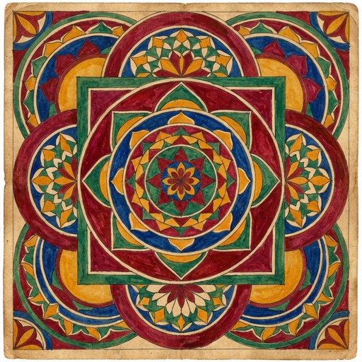 Free Vibrant Mandala Design Image - Mandala, Folk, Geometric | Download ...