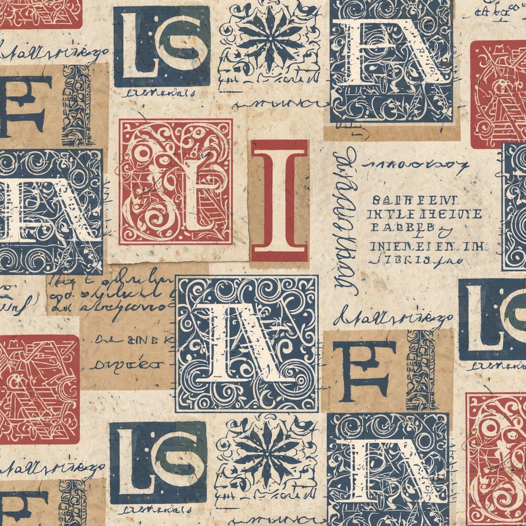 Free Vintage Typography Pattern Image - Typography, Vintage, Pattern ...