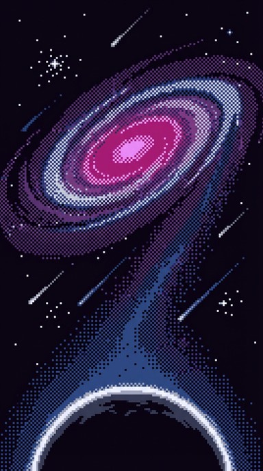 Free Retro Cosmic Journey Image - Pixel, Retro, Space | Download at ...