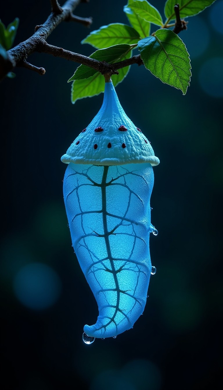 Free Luminous Blue Cocoon Image - Cocoon, Chrysalis, Blue | Download at ...