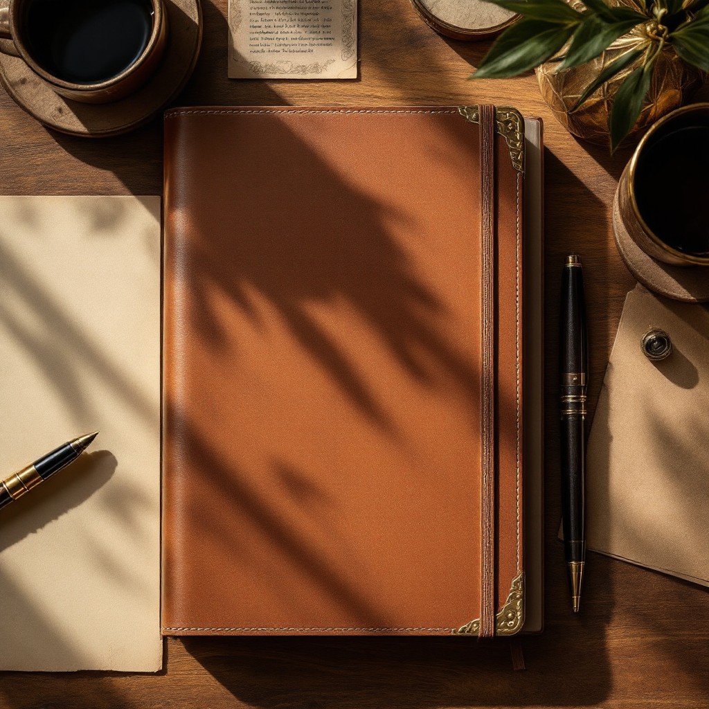 Free Vintage Leather Journal Image - Planner, Leather, Vintage ...