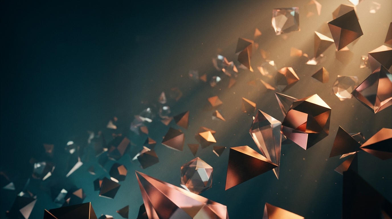 Free Geometric Explosion Art Image - Geometric, Polygon, Crystal ...