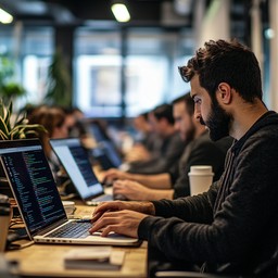 Free Focused coding session Image - Coding, Technology, Office ...