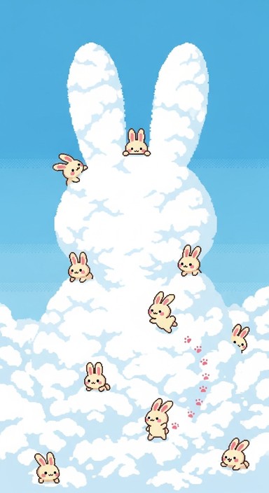 White Rabbit Cloud Free Cloud Bunny Dreams Photo - Bunny, Rabbit, Cloud | Download at ...