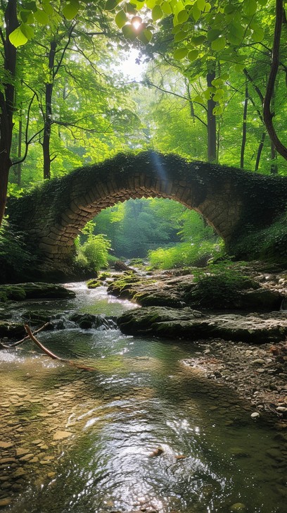 Free Enchanted Stone Arch Image - Stone, Arch, Forest | Download at ...