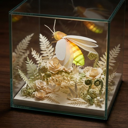 Paper Firefly Pattern Free Glowing Paper Firefly Image - Paper, Sculpture, Firefly | Download ...