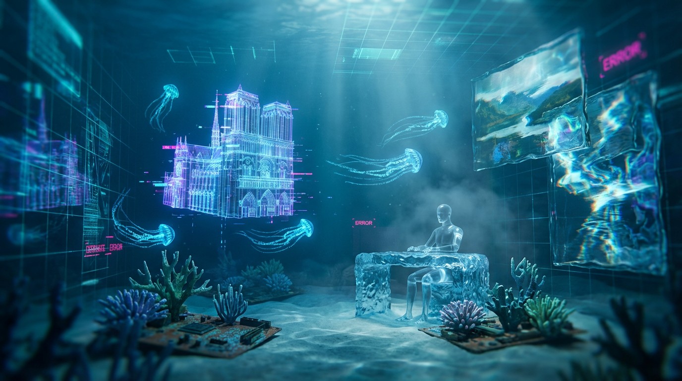 Ocean Draw Digital Free Digital Ocean Dreams Image - Underwater, Digital, Holographic ...
