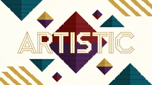Free Bold Geometric Typography Image - Pixel, Geometric, Modernist ...