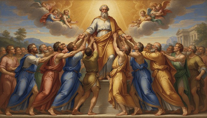Unity Painting Renaissance Free Unity Lifts Everyone Image - Renaissance, Teamwork, Classical ...