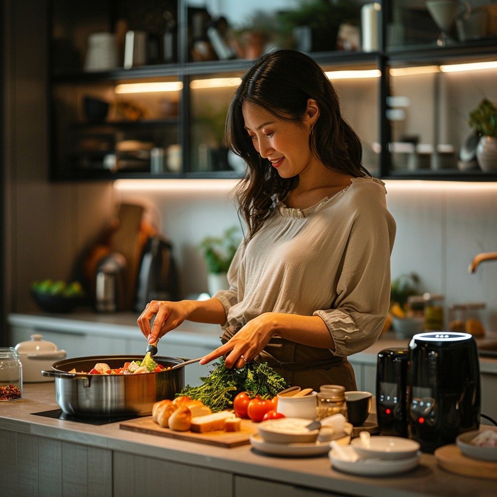 Free Cooking Home Dinner Image - Cooking, Woman, Kitchen | Download at ...