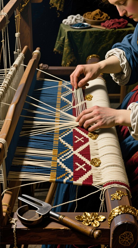 Shape Handwork Free Traditional Loom Artistry Photo - Weaving, Loom, Textile ...