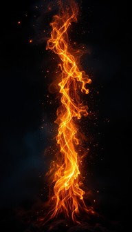 High Rising Fire Flames Free Sacred Fire Rising Image - Fire, Flame, Ethereal | Download at ...