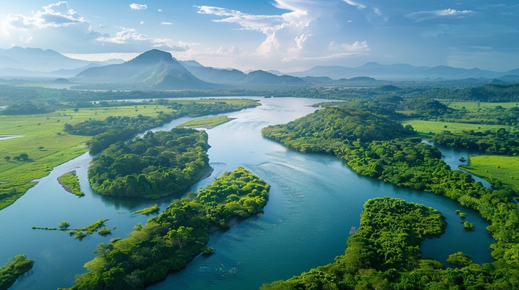 Free Serene River View Image - River, Landscape, Greenery | Download at ...