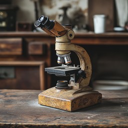 Free Vintage Microscope Setup Image - Vintage, Microscope, Rusted ...