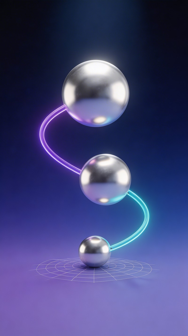 Free Gravity Physics Visualization Image - 3d, Illustration, Spheres ...