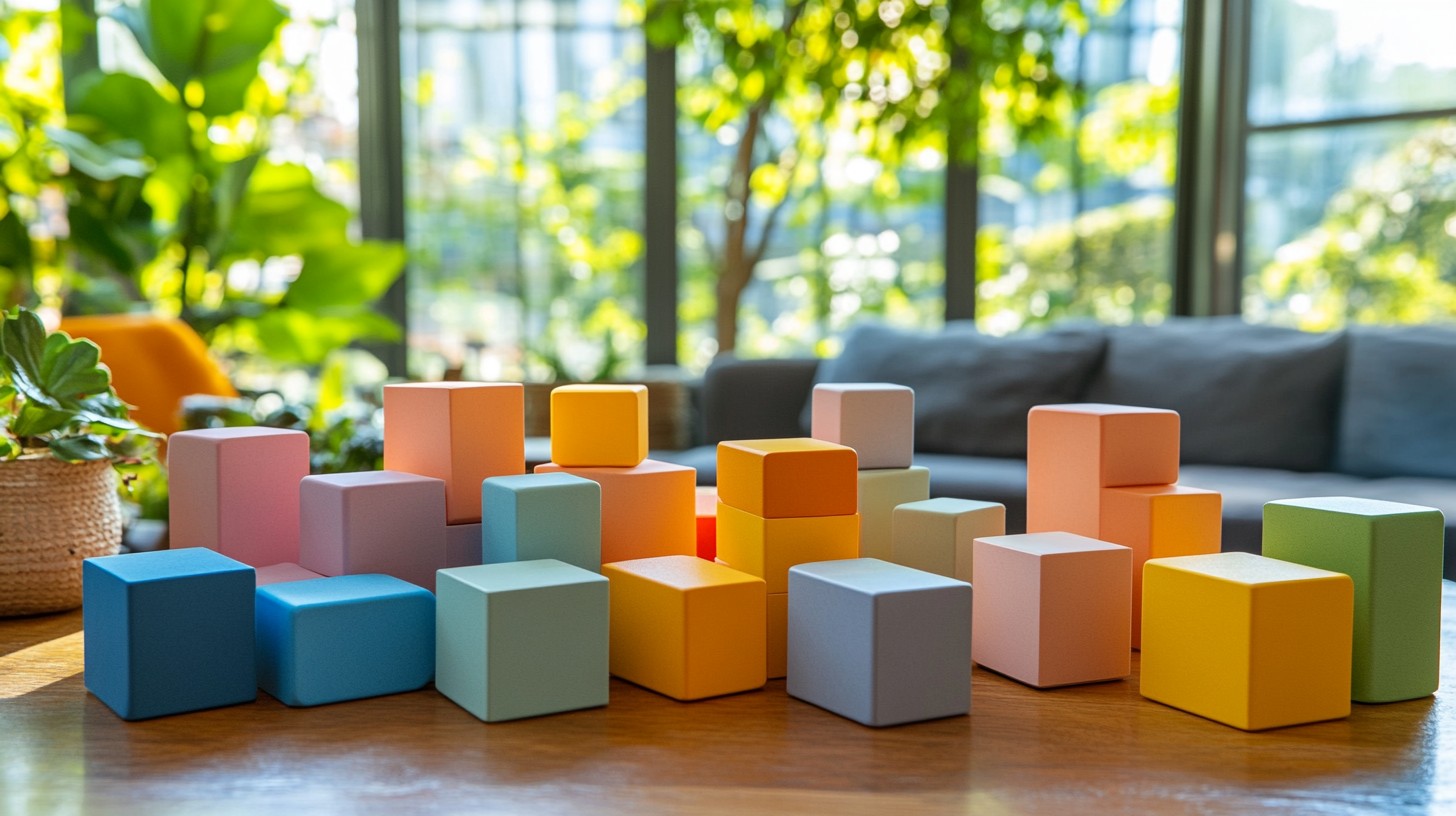 Free Colorful building blocks Image - Blocks, Colorful, Wooden ...