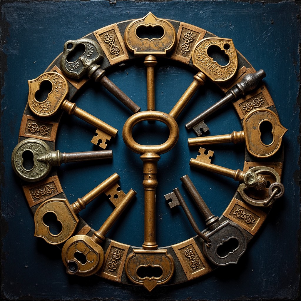 Interesting Key Collection Free Circular Key Collection Image - Keys, Antique, Vintage | Download ...