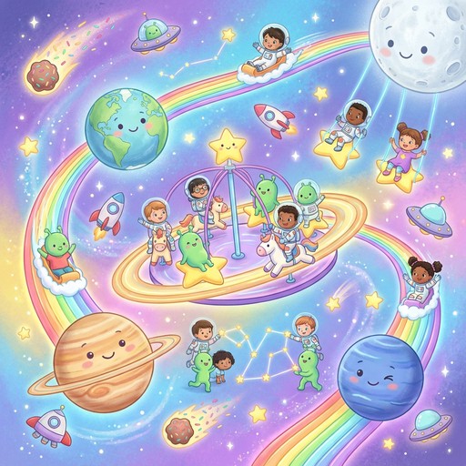 Free Cosmic Playground Adventure Image - Space, Playground, Children ...