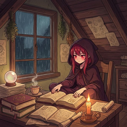 Free Magical Study Night Image - Anime, Lofi, Witch | Download at StockCake