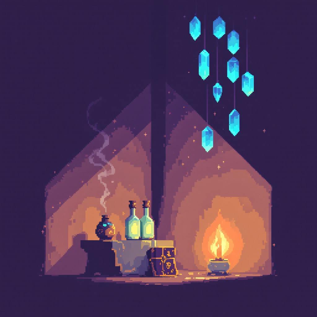 Free Mystical Pixel Corner Image - Pixel, Pixelart, Mystical | Download ...