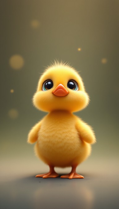 Free Adorable Yellow Duckling Image - Duckling, Cute, 3d | Download at ...