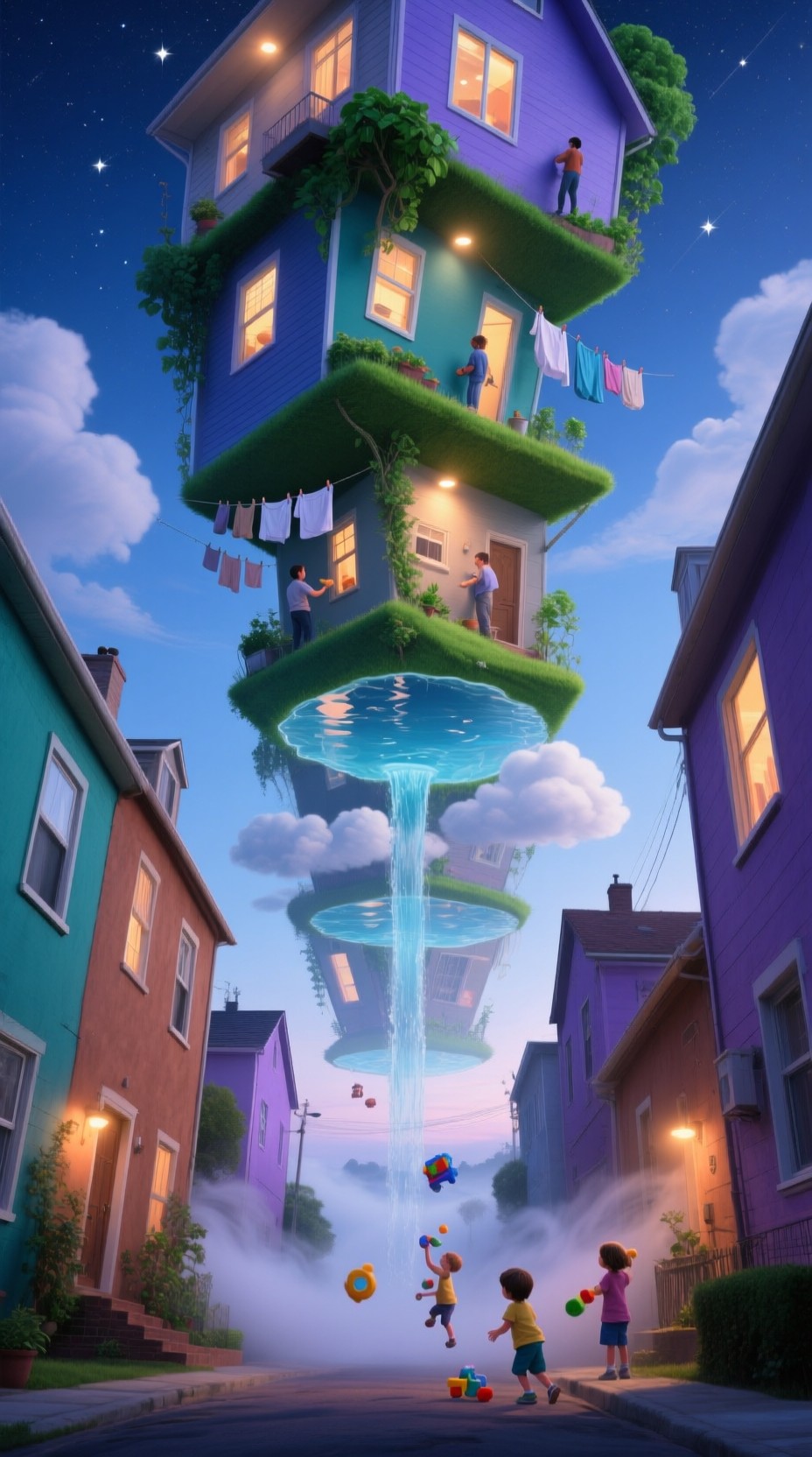 Free Floating Dream Homes Image - Fantasy, Surreal, Magical | Download ...