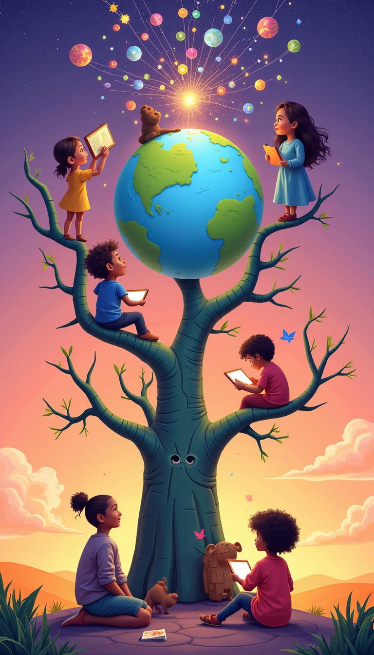 Gk Knowledgetree Free Global Knowledge Tree Image - Education, Diverse, Children ...