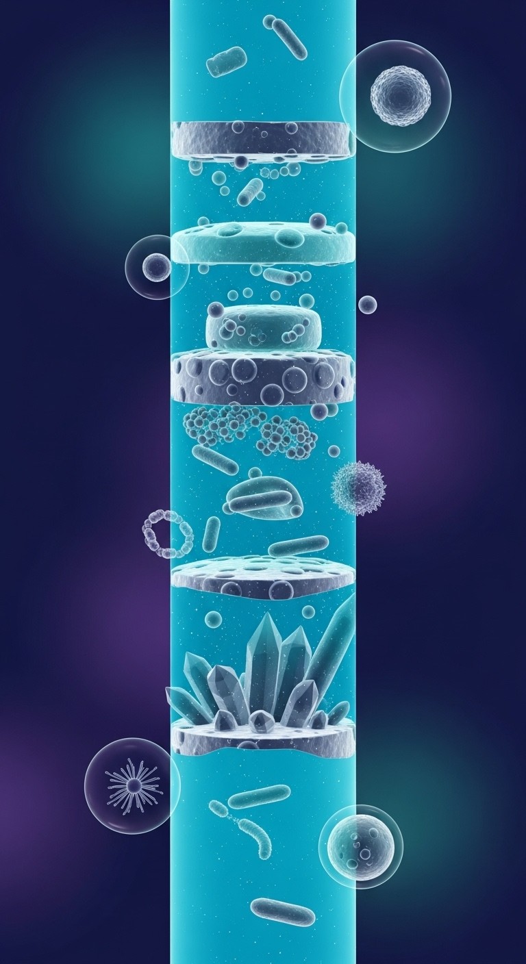Free Microscopic Cyan Column Photo - Microscopic, Bacteria, Cellular ...
