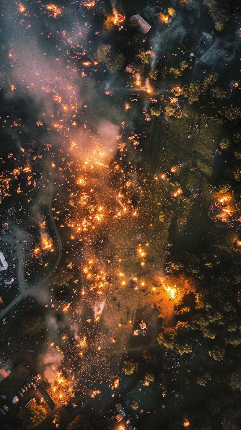 Free Aerial Night Glow Image - Aerial, Night, Glow | Download at StockCake