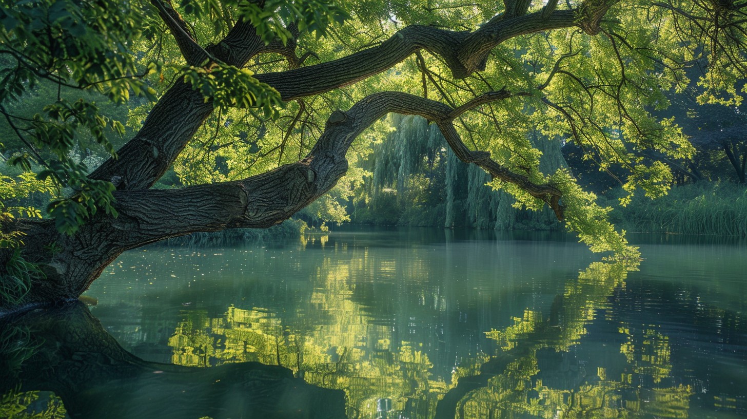 Free Tranquil lake view Image - Nature, Tranquility, Green | Download ...