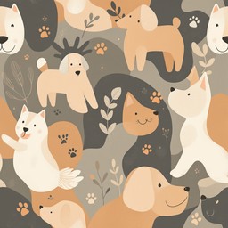 Free Playful Dog Pattern Image - Dogs, Canines, Pets | Download at ...