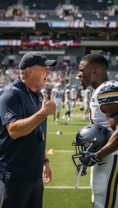 Free Coach Player Confrontation Image - Coach, Player, Football ...