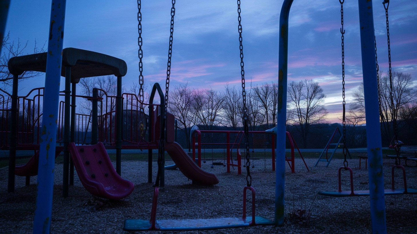 Free Empty Twilight Playground Image - Twilight, Playground 