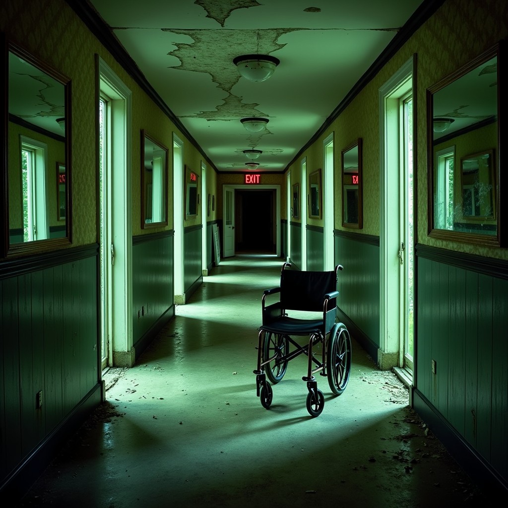 Free Abandoned Asylum Corridor Image - Abandoned, Asylum, Corridor ...