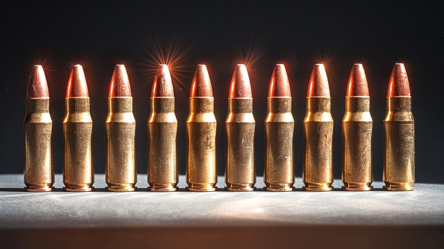 Free Illuminated Bullet Lineup Image - Ammunition, Bullets, Backlit ...