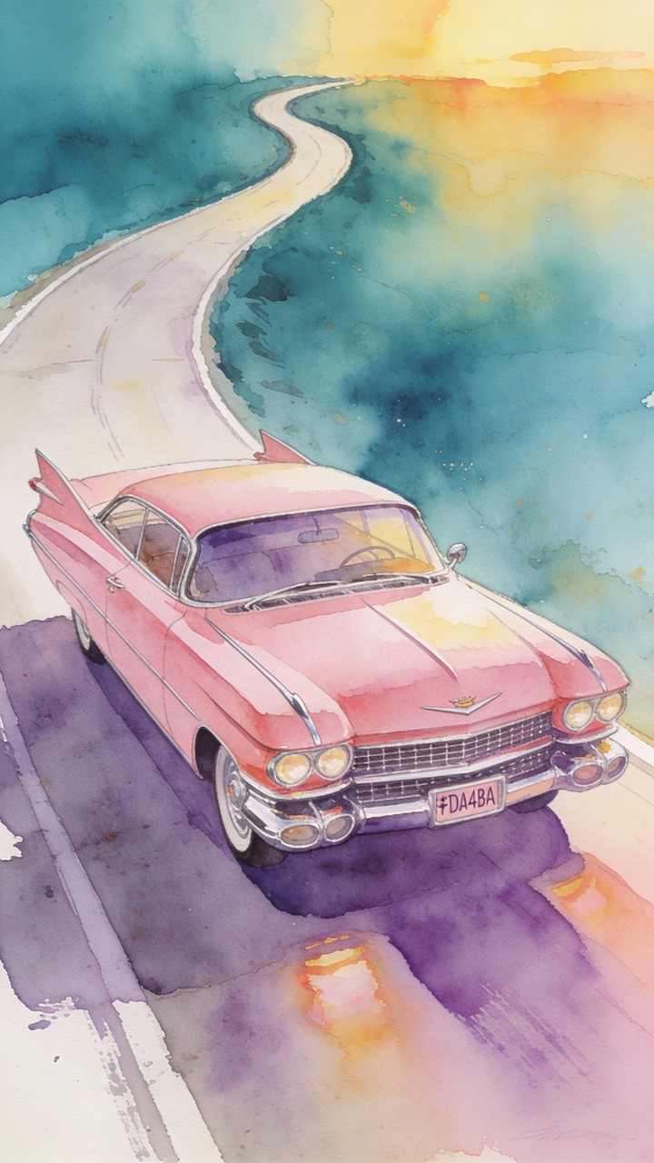 Free Pink Cadillac Journey Image - Cadillac, Vintage, Pink | Download ...