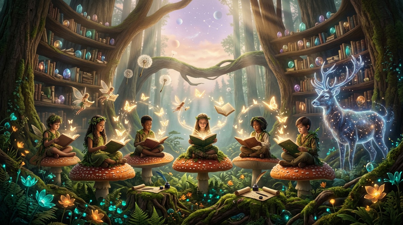 Free Enchanted Learning Wonderland Image - Children, Forest, Magical ...
