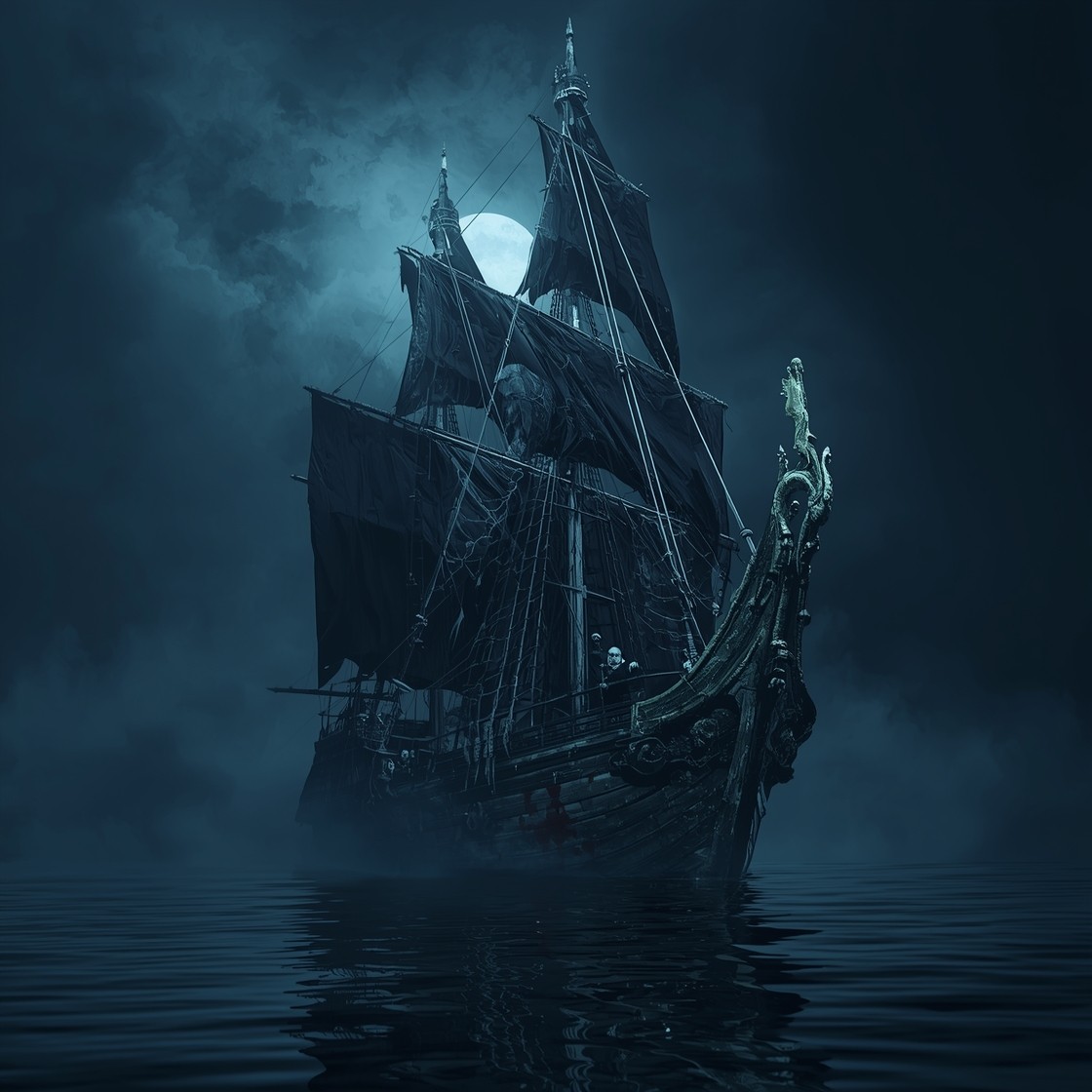 Free Gothic Ghost Vessel Image - Haunted, Vessel, Galleon | Download at ...