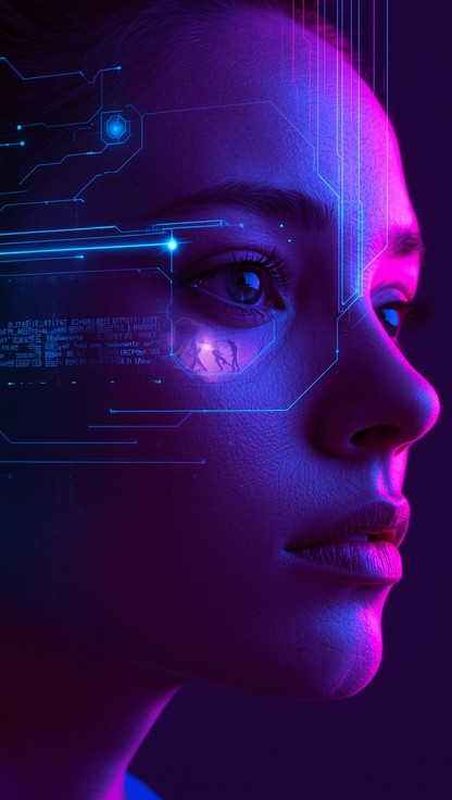 Free Digital Identity Augmented Image - Cyberpunk, Futuristic, Neon ...