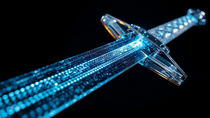 Free Glowing Circuit Blade Image - Sword, Digital, Blade | Download at ...